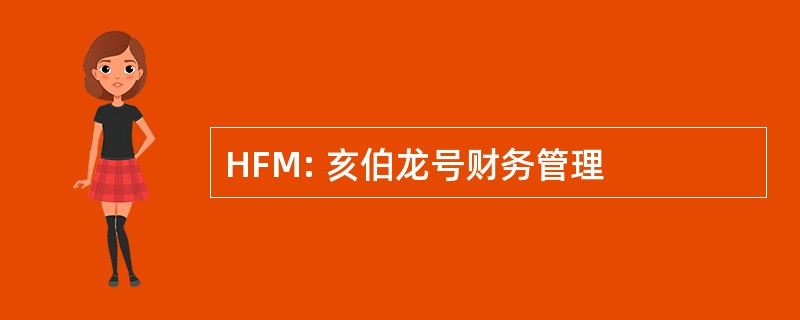 HFM: 亥伯龙号财务管理