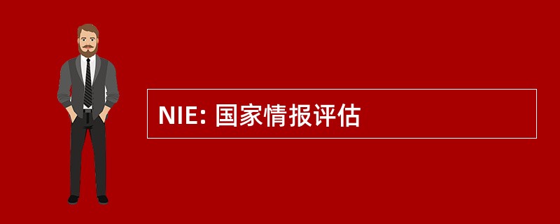 NIE: 国家情报评估