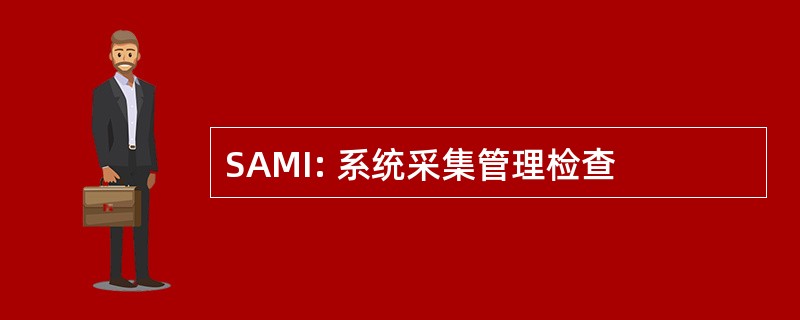 SAMI: 系统采集管理检查