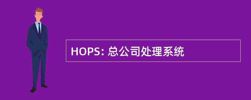 HOPS: 总公司处理系统