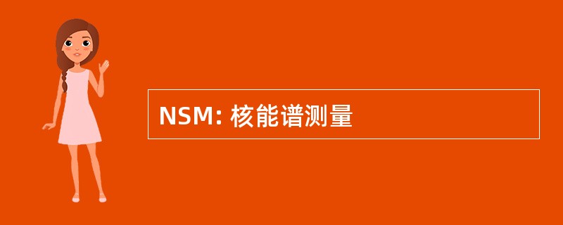 NSM: 核能谱测量