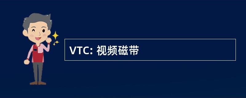 VTC: 视频磁带