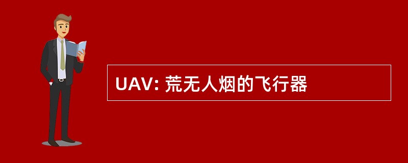 UAV: 荒无人烟的飞行器