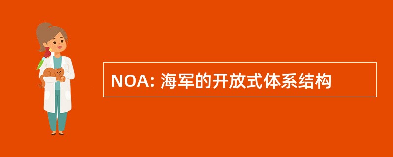 NOA: 海军的开放式体系结构