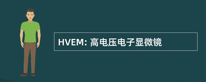 HVEM: 高电压电子显微镜