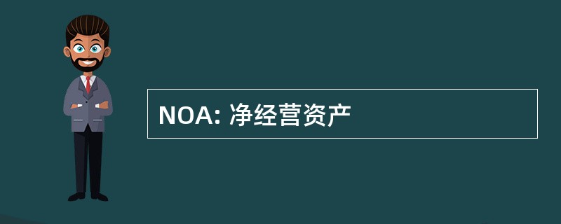 NOA: 净经营资产