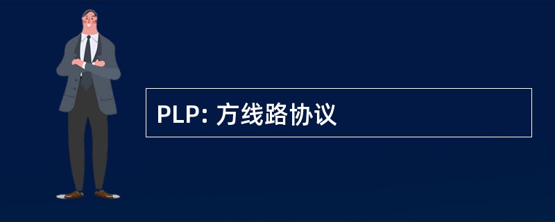 PLP: 方线路协议