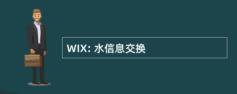 WIX: 水信息交换