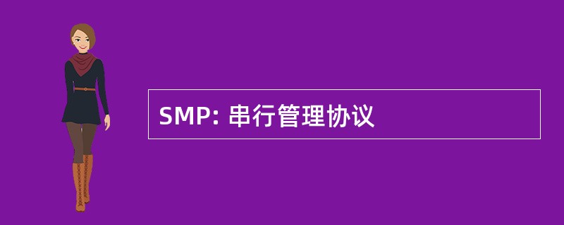 SMP: 串行管理协议