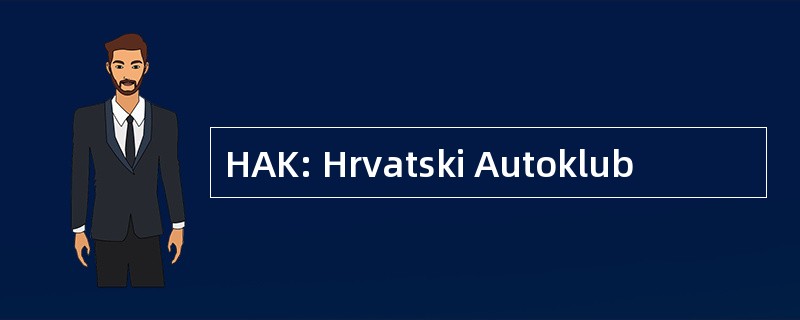 HAK: Hrvatski Autoklub