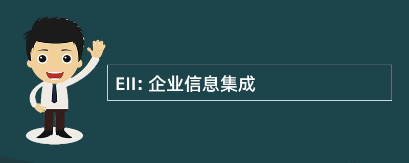 EII: 企业信息集成