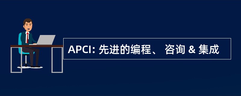 APCI: 先进的编程、 咨询 & 集成