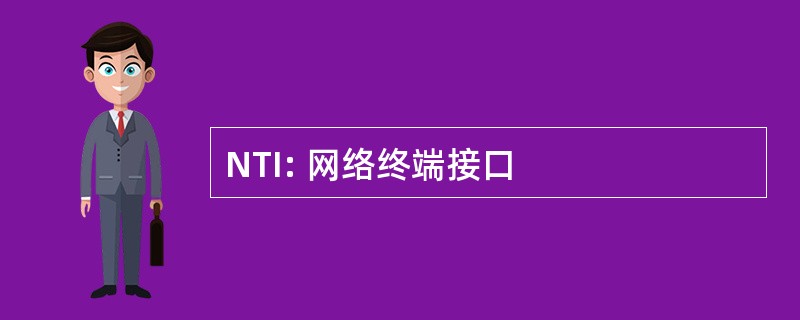 NTI: 网络终端接口