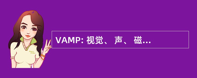 VAMP: 视觉、 声、 磁压力测量设备