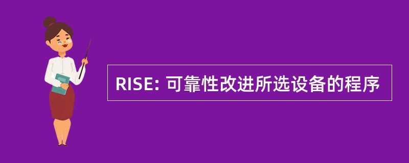 RISE: 可靠性改进所选设备的程序