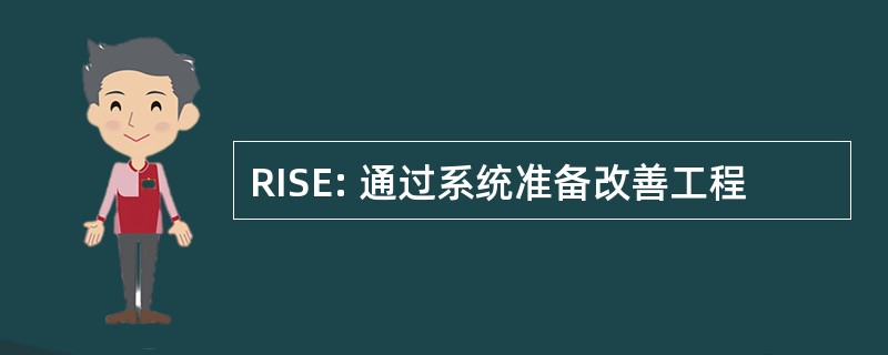 RISE: 通过系统准备改善工程