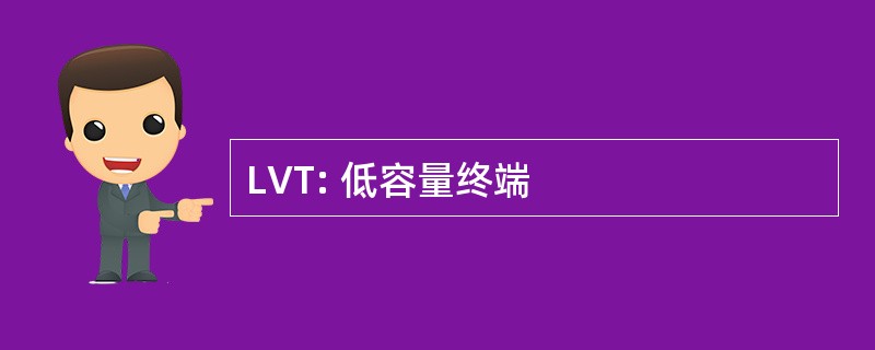 LVT: 低容量终端