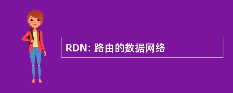 RDN: 路由的数据网络