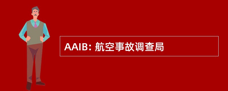 AAIB: 航空事故调查局