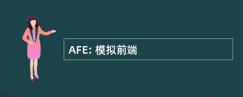 AFE: 模拟前端