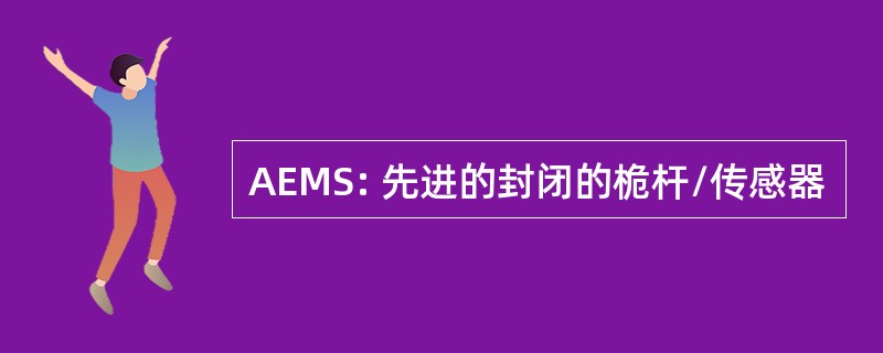 AEMS: 先进的封闭的桅杆/传感器