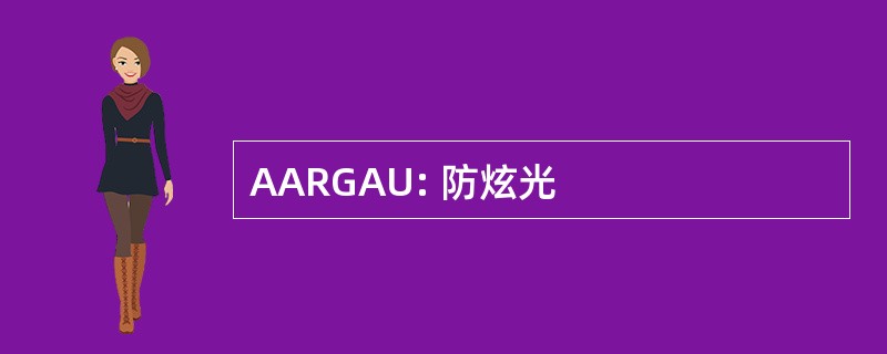 AARGAU: 防炫光