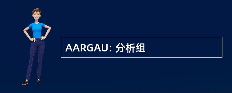 AARGAU: 分析组