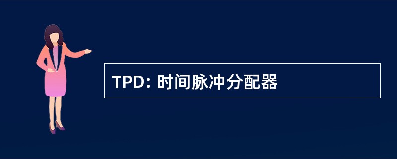 TPD: 时间脉冲分配器