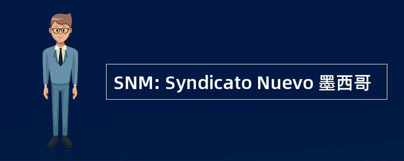 SNM: Syndicato Nuevo 墨西哥