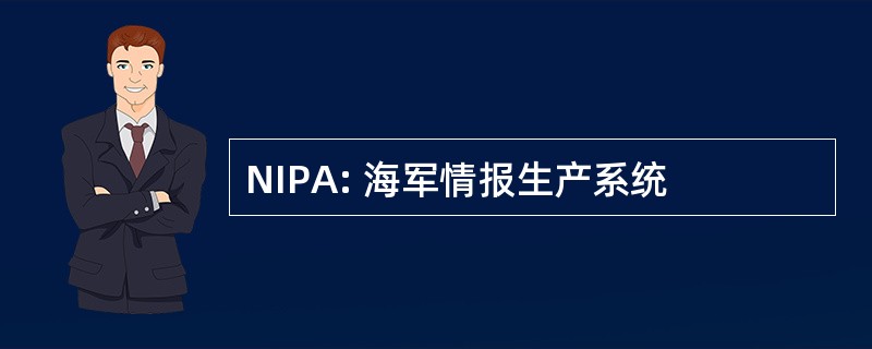 NIPA: 海军情报生产系统