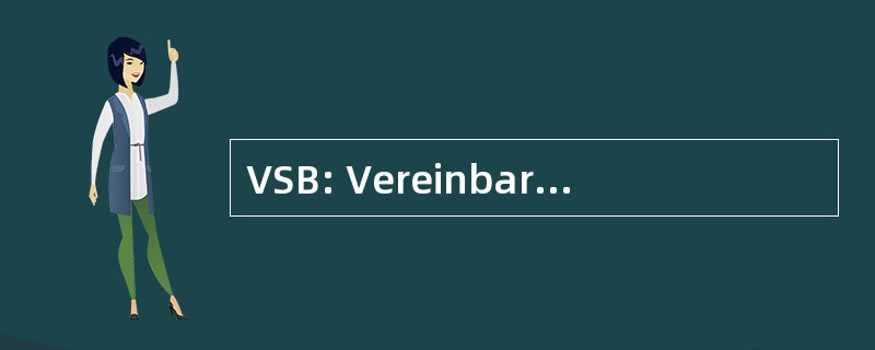 VSB: Vereinbarung 超级死 Standesregeln zur Sorgfaltspflicht der 宴会。