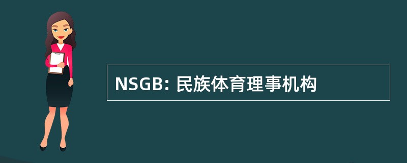 NSGB: 民族体育理事机构