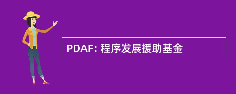 PDAF: 程序发展援助基金