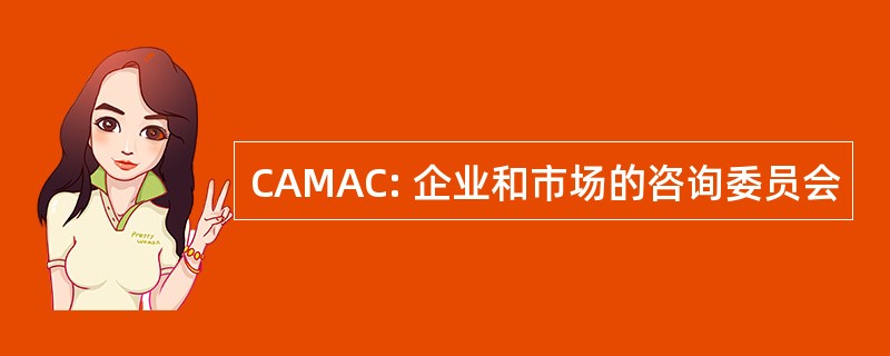 CAMAC: 企业和市场的咨询委员会