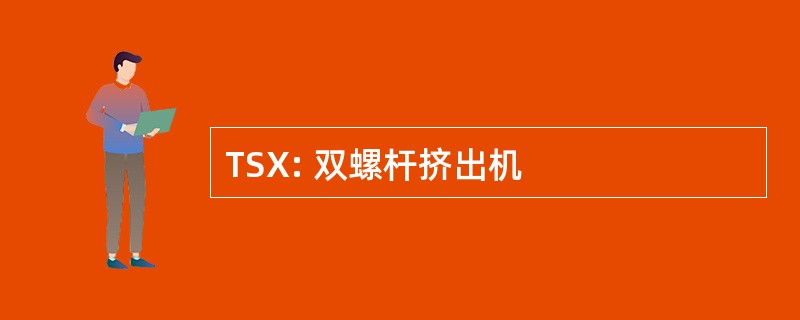 TSX: 双螺杆挤出机