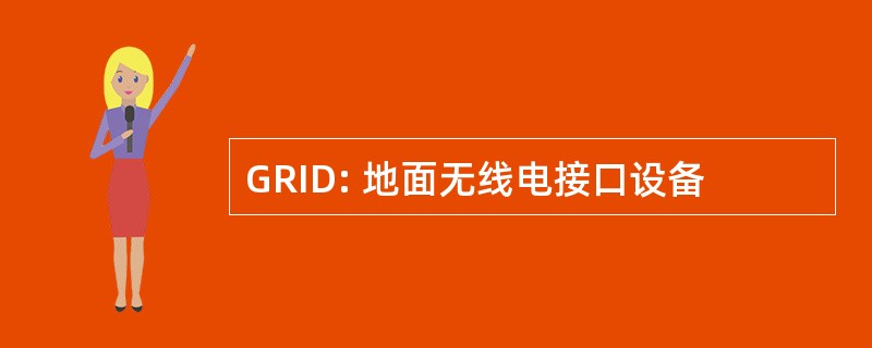 GRID: 地面无线电接口设备