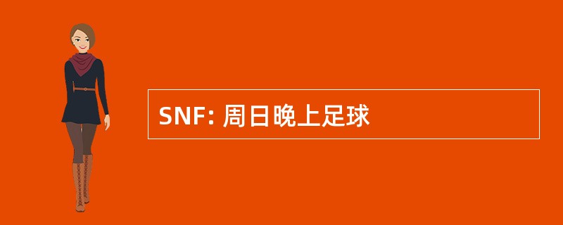 SNF: 周日晚上足球