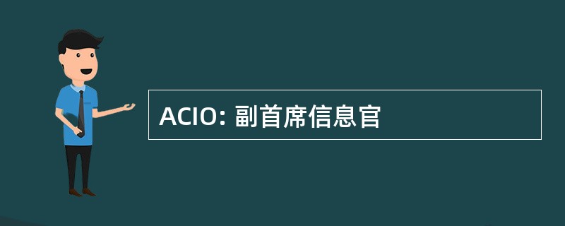 ACIO: 副首席信息官