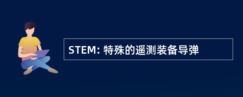 STEM: 特殊的遥测装备导弹