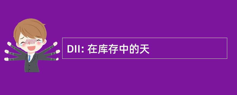 DII: 在库存中的天