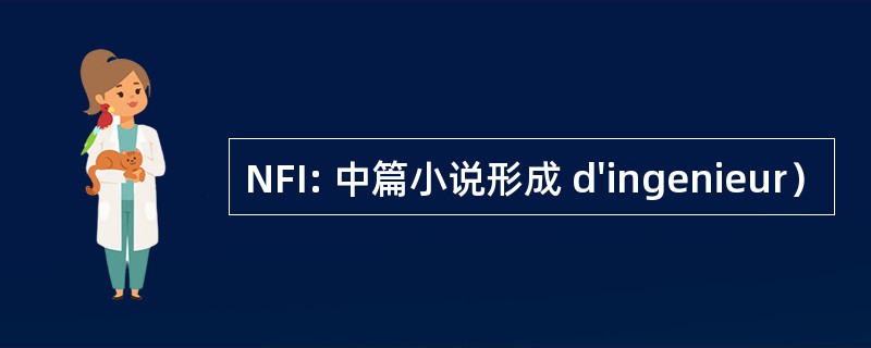 NFI: 中篇小说形成 d&#039;ingenieur）