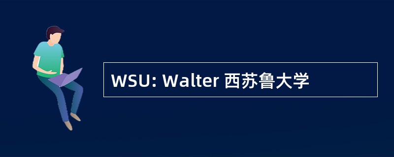 WSU: Walter 西苏鲁大学