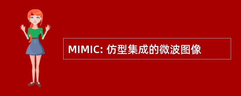 MIMIC: 仿型集成的微波图像