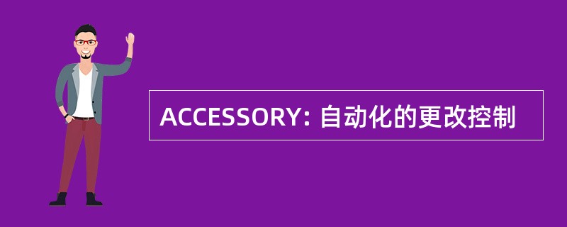 ACCESSORY: 自动化的更改控制