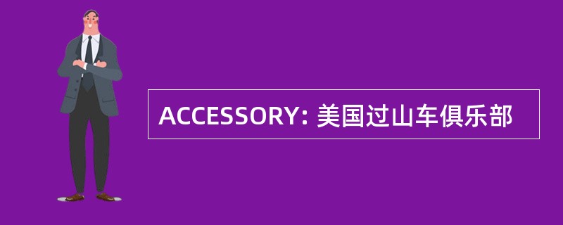 ACCESSORY: 美国过山车俱乐部