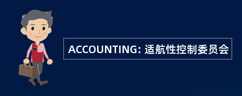 ACCOUNTING: 适航性控制委员会