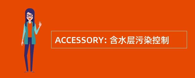 ACCESSORY: 含水层污染控制