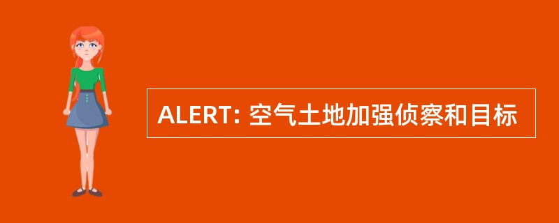 ALERT: 空气土地加强侦察和目标