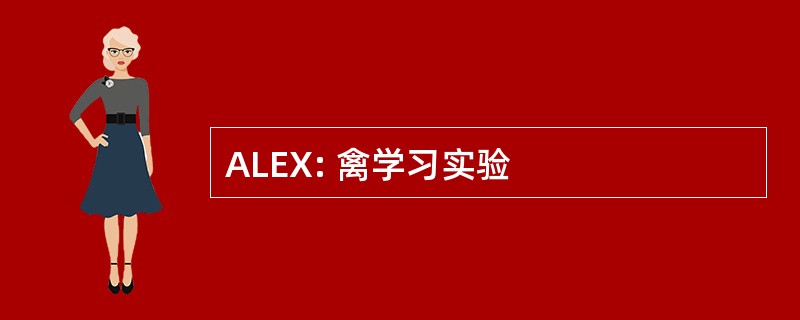 ALEX: 禽学习实验