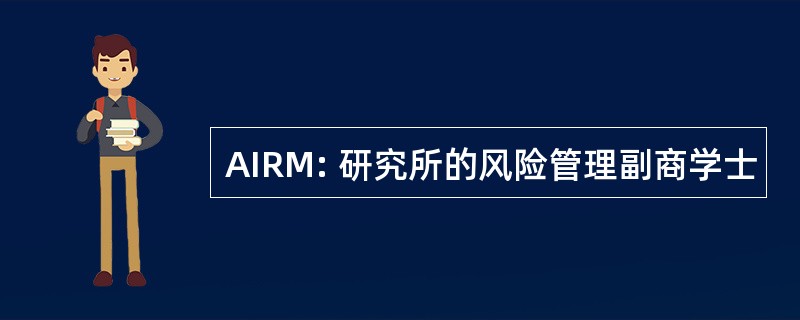 AIRM: 研究所的风险管理副商学士